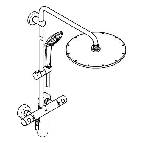 Grohe - Duschsystem EUPHORIA 310 26075 mit THM cool sunrise