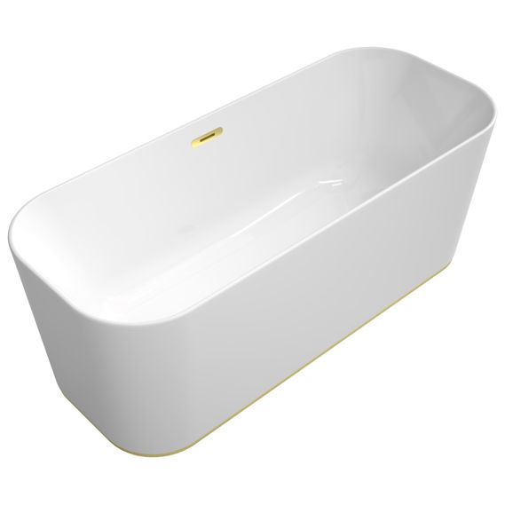 VILLEROY & BOCH - Badewanne Finion N3BCV2 1700x700x620 mm Duo freist. ColourOnDemand Weiß Alpin