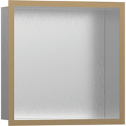 Hansgrohe - XtraStoris Individual Wandnische mit Designrahmen 300x300x100mm BST/BBR