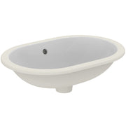 Ideal Standard - Unterbauwaschtisch CONNECT, oval, o.Hl., m.Ül., 550x380x175mm, Weiß
