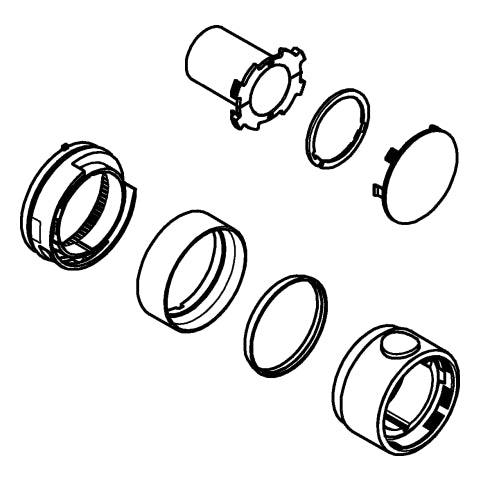 Grohe - Temperaturwählgriff 49082 für GROHTHERM Fertigmontagesets chrom