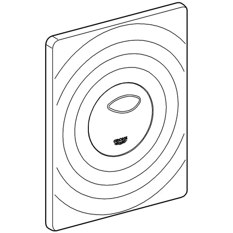 Grohe - WC-Betätigung SURF 38861 für AV1 2-Mengen o. Start/Stopp Bet.chrom