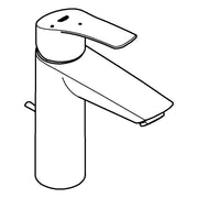 Grohe - EH-WT-Batterie Eurosmart 23393_3E M-Size MST kalt Z.-Abl.-grt. matte black