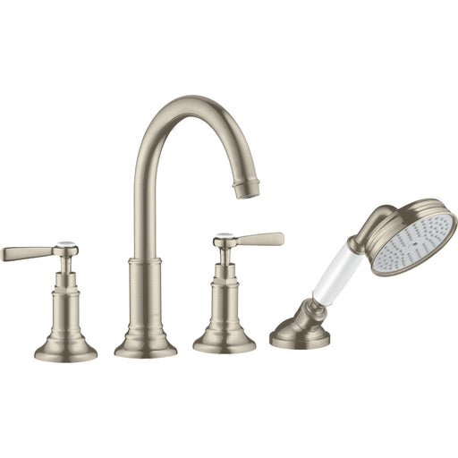 Hansgrohe - 4-Loch Wannenarmatur AXOR Montreux F-Set für Wannenrand BN m.Hebelgriffen