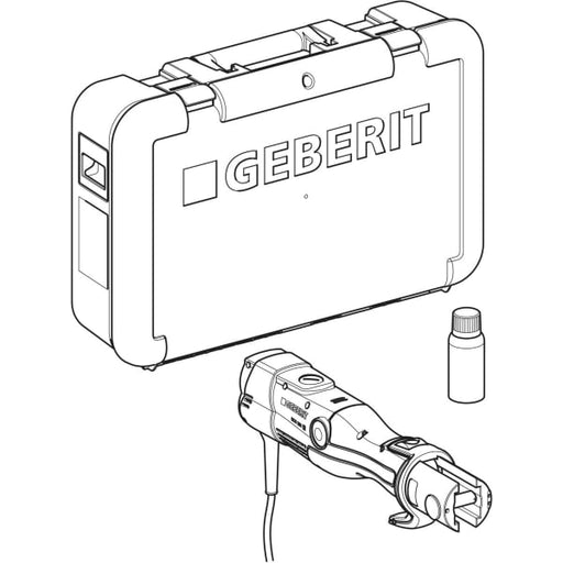 Geberit Vertriebs - Pressgerät ECO 203 in Koffer Komp. 2, gültig f. Mapress/Mepla
