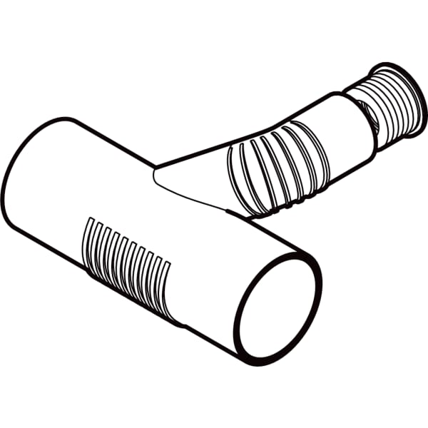 Geberit Vertriebs - Silent-db20 Abzweig 45Gr f.Apparateanschluss links d90/56 308051