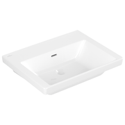VILLEROY & BOCH - Waschbecken Subway 3.0 600x470mm Rechteck m. ÜL. Weiß Alpin CeramicPlus