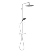 Dornbracht - Showerpipe mit Brause-Thermostat Regenbrause D.300mm, Dark Platinum geb