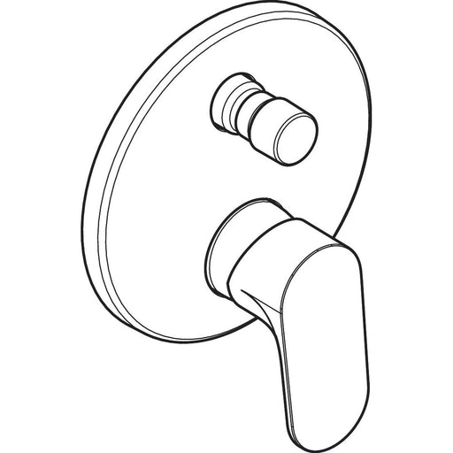 Hansgrohe - Wannenmischer Unterputz Rebris S Fertigset m.Sicherungskombination MSW
