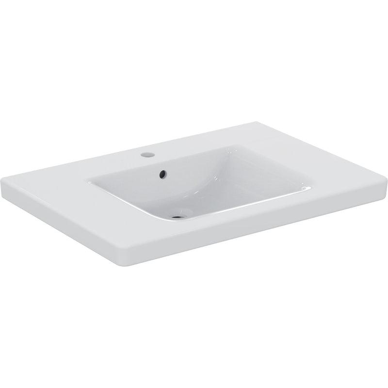 Ideal Standard - Waschtisch CONNECT FREEDOM,1Hl.,m.Ül. ,unterfahrbar, 800x555x165mm, Weiß