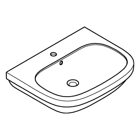 Grohe - Waschtisch EURO Keramik 39323 65cm alpinweiß