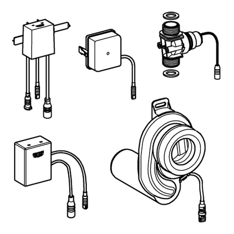 Grohe - Temperatursensor für Urinal 39369 mit Trafo und Bluetooth