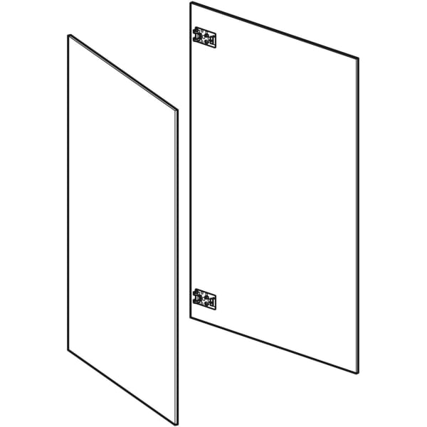 Geberit Vertriebs - Set Türen kurz, für ONE Spiegelschrank B:120cm