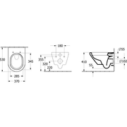 VILLEROY & BOCH - Combi-Pack Architectura 370x530x350mm ov wandh Abg waagr m TwistFle3 weAlpinc