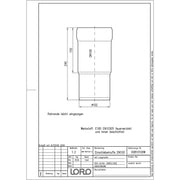 Lorowerk - Einschiebmuffen 00810. DN 100