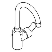 Grohe - EH-Waschtischbatterie EUROSTYLE C 23043 L-Size chrom