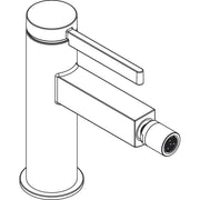 Hansgrohe - Bidetmischer FINORIS mit Push-Open Ablaufgarnitur chrom