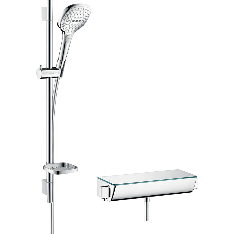 Hansgrohe - Brausegarnitur RAINDANCE Select E 120 m. Therm. 650mm 27038400 weiß chrom