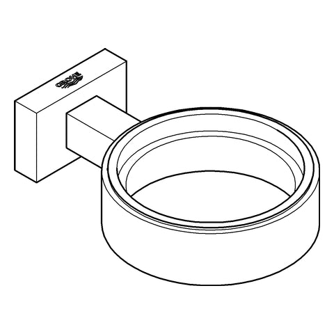 Grohe - Halter ESSENTIALS Cube 40508_1 supersteel