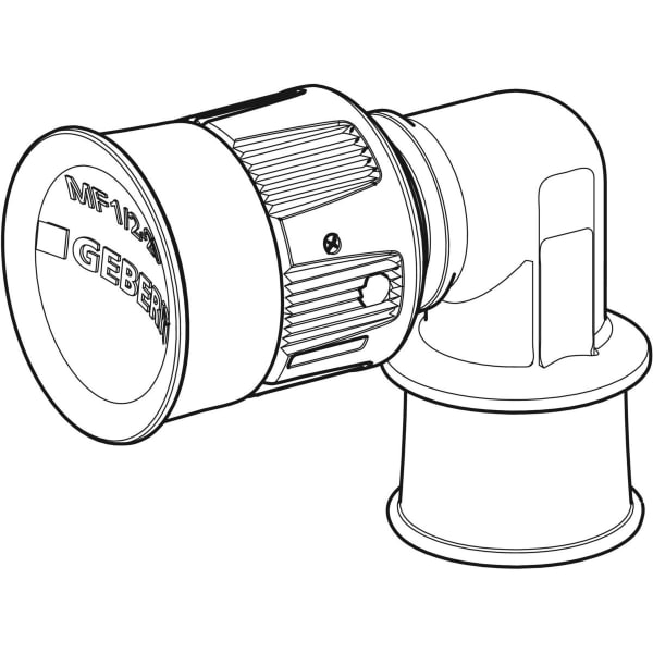 Geberit Vertriebs - Übergangswinkel 90Gr, R1/2 mit MF