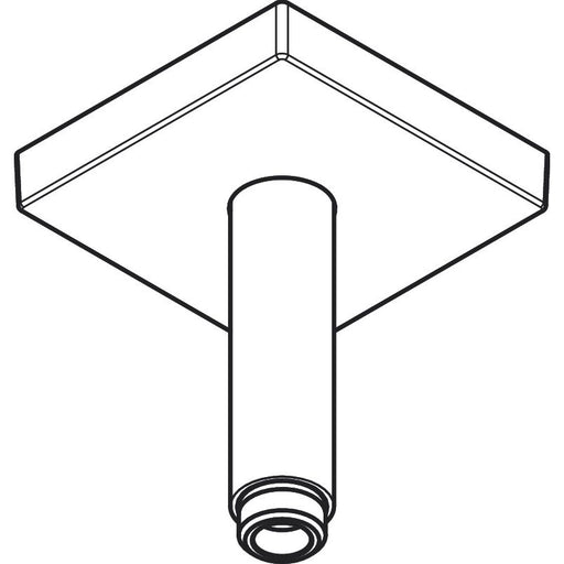 Hansgrohe - Decken-Anschlussstück Axor DN15 100mm eckig chrom