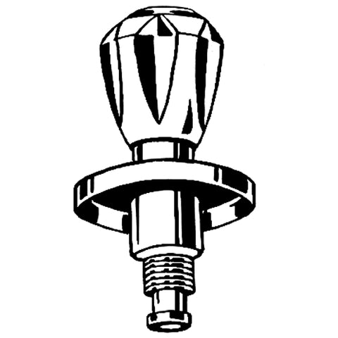Grohe - Oberteil 1/2 für UP-Ventil 11542 Brillant Griff Markierung rot chrom