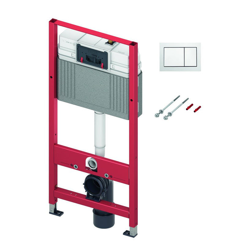 TECE SE - TECEbase WC-Set m. TECEbase Bet.Platte in weiß, Bauhöhe 1120 mm