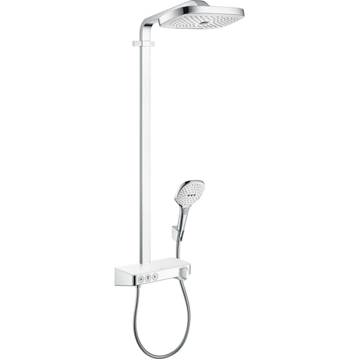 Hansgrohe - Showerpipe RAINDANCE Select E Air 3jet Kopfbrause 300mm 271274 weiß chrom