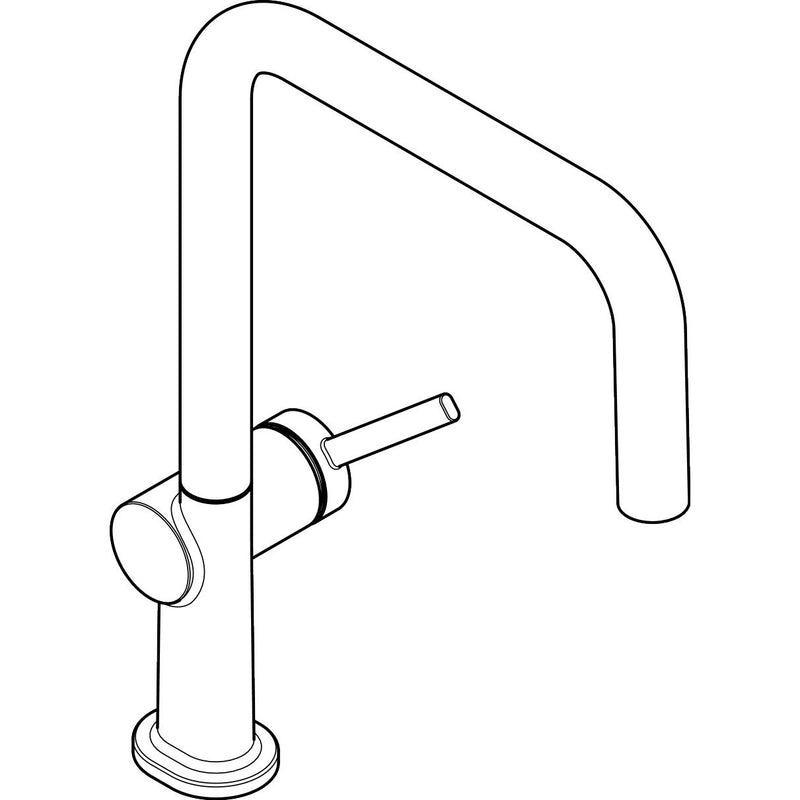 Hansgrohe - Spültischmischer U 220 TALIS M54 1jet edelstahl-optik