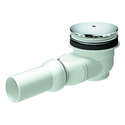 Grohe - Ablaufgarnitur für Duschwanne 49534 D: 112 mm Abgang waagerecht chrom