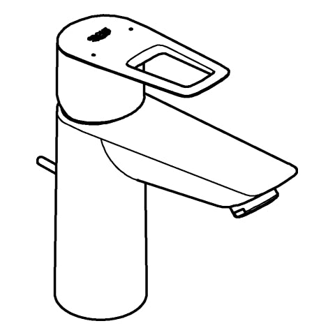 Grohe - EH-WT-Batterie BAULOOP 23885_1 M-Size Durchfluss 3,5l/min chrom