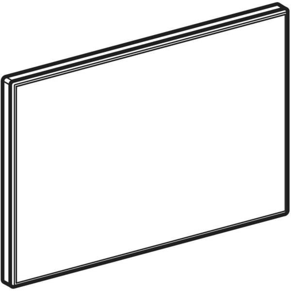 Geberit Vertriebs - Sigma Abdeckplatte Glas weiß