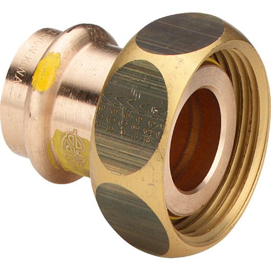 Viega - Verschraubung PROFIPRESS G 2661 für Gas 28mm x 13/8 Rotguss
