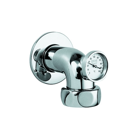 Grohe - Abgangsbogen Ausladung 90mm 12448 mit Thermometer 2x1 1/2 chrom
