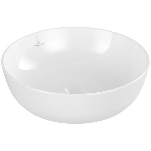 VILLEROY & BOCH - Aufsatzwaschbecken Artis 430x430mm Rund ohne Überlauf Weiß Alpin