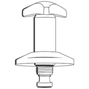 Grohe - Oberteil 1/2 für UP-Ventil 11502 Trecorn Griff Mark. rot 1/2 chrom