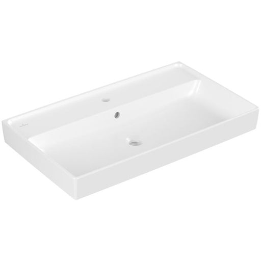 VILLEROY & BOCH - SchrankWT Collaro 800x470mm re-eckig 1HL. m. ÜL. geschl. Stone White cplus