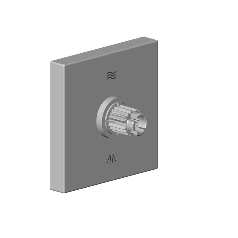 Dornbracht - Rosette mit Symbolen Ersatzteile 04279802100 60 x 60 x 28 mm chrom