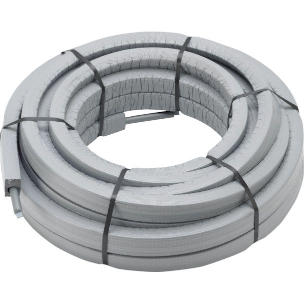 Viega - PE-Xc-Rohr RAXOFIX 5304, 20x2,8mm (Ring=50m), Wärmedämmung exzentr., grau