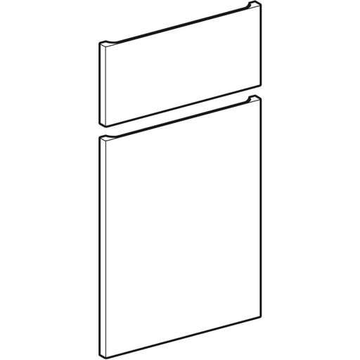 Geberit Vertriebs - Front Set, weiß, RENOVA Nr.1 Plan Seitenschrank, Modell 869020