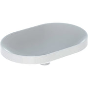 Geberit Vertriebs - Einbau-WT VARIFORM, elliptisch 600x400mm, ohne Hahnloch, o. Ül., weiß