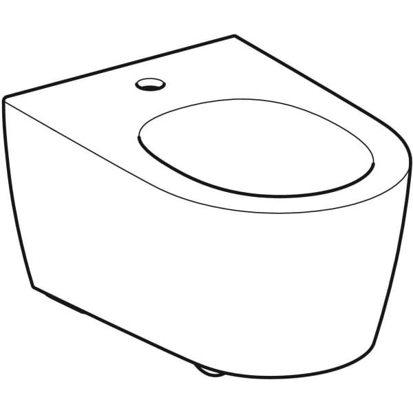 Geberit Vertriebs - Wandbidet ONE, geschlossene Form weiß, KeraTect