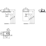 Ideal Standard - Handwaschbecken EUROVIT+, 1 Hl., m.Ül., Ablg.rechts, 370x210x120mm, Weiß