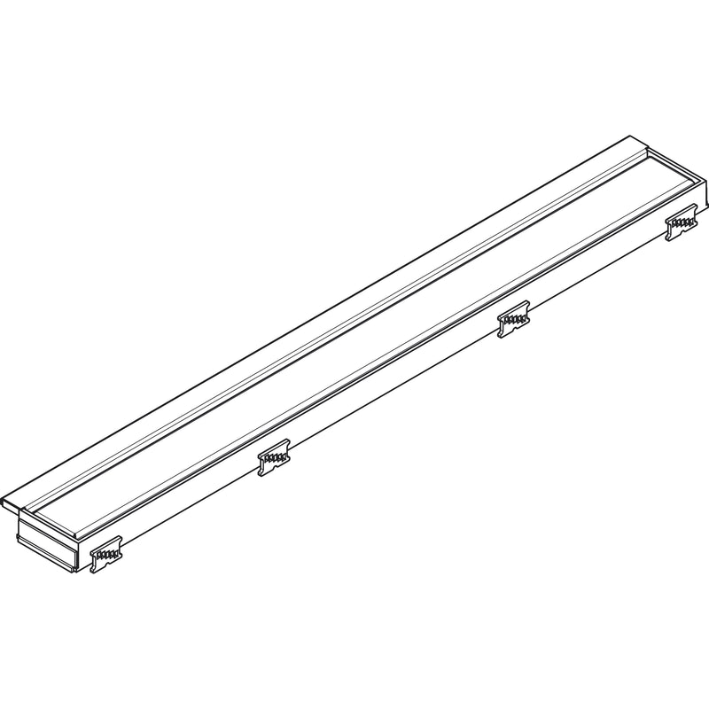 Hansgrohe - Duschrinne RAINDRAIN Match 700 mm mit höhenverstellbaren Rahmen BST
