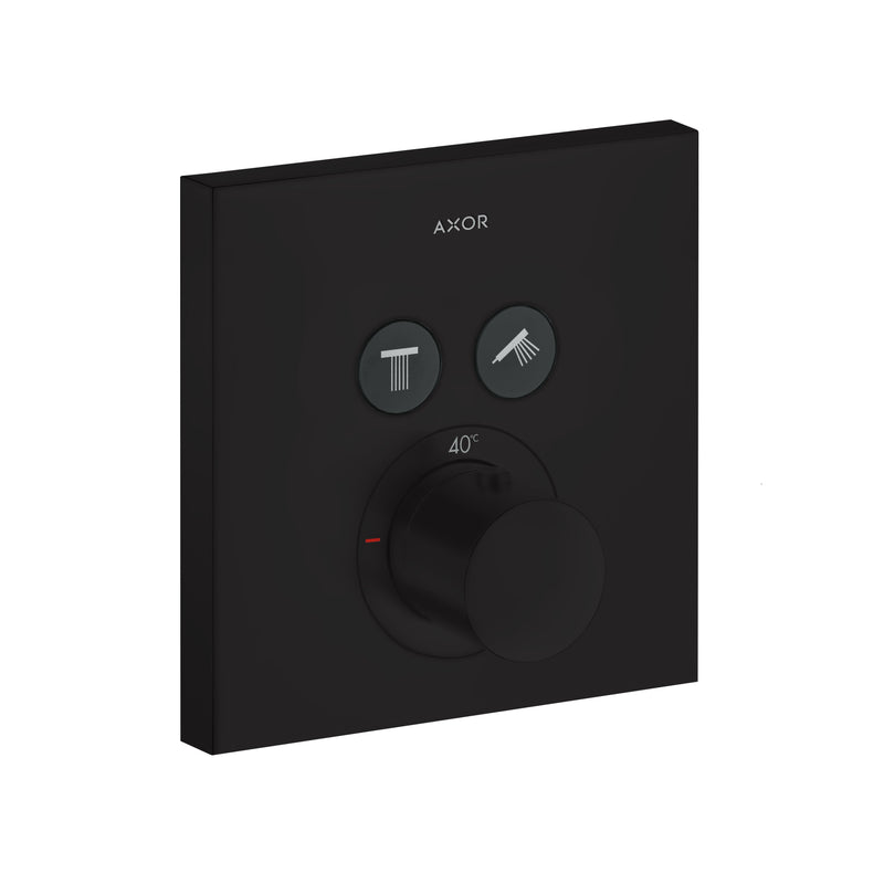 Hansgrohe - Thermostat UP Axor ShowerSelect Fertigset 2 Verbraucher quadratisch MSW