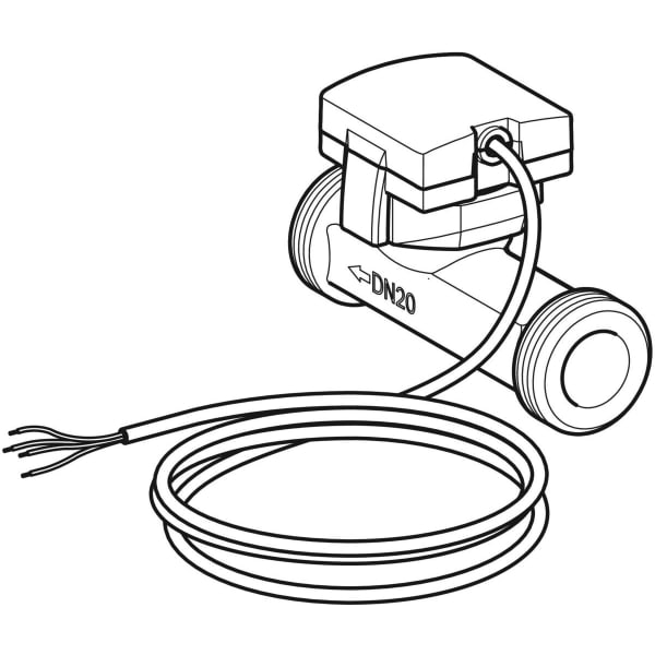Geberit Vertriebs - Temp- und Volumenstromsensor für GEBUS, DNV:10, Rg G3/4