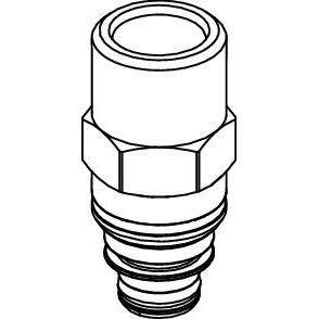 TECE SE - Wasseranschlussnippel 1/2 für Base- und Compact-Spülkästen