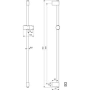 Ideal Standard - Brausestange 900mm IDEALRAIN B9429 chrom