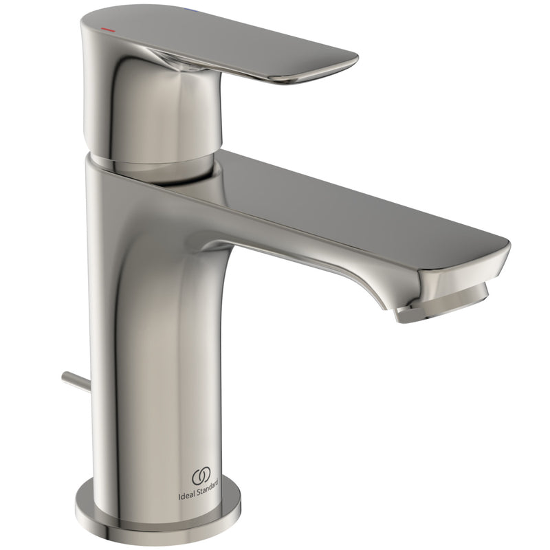 Ideal Standard - WT-Armatur CONNECT AIR, Slim, 5l/min, m.Ablgarn., Ausld.107mm, Blizzard silver