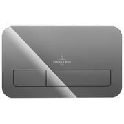 VILLEROY & BOCH - Betätigungsplatte ViConnect 9224 269x161x13mm Glass, Glossy Grey
